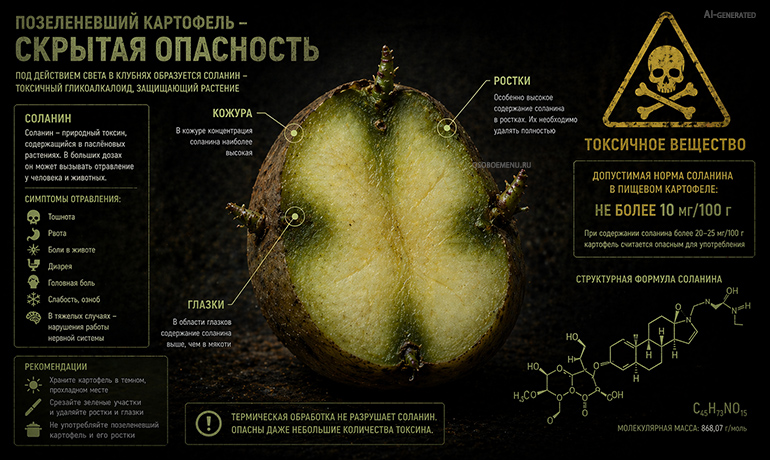 Что такое соланин памятка