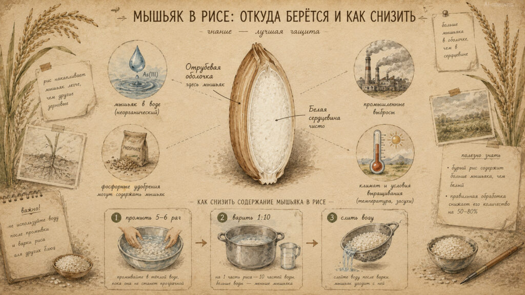 Мышьяк в рисе
